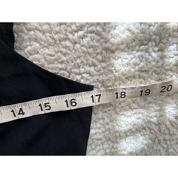 Madewell Grace Cap Sleeve Wide Leg Crop True Black Jumpsuit US Women's Sz 4 - Picture 15 of 16